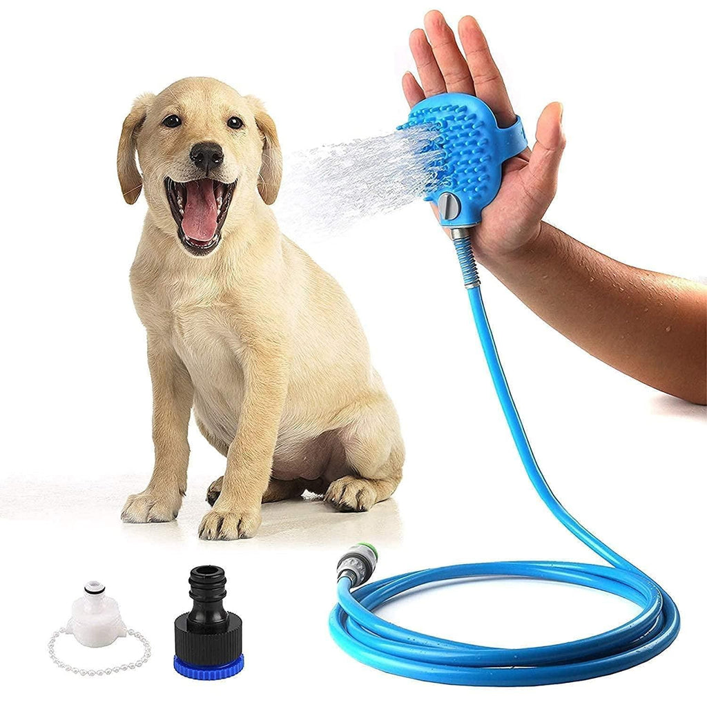 Pet Bathing Tool – Silicone Cleaning, Washing &amp; Massager Scrubber Brush for Dogs