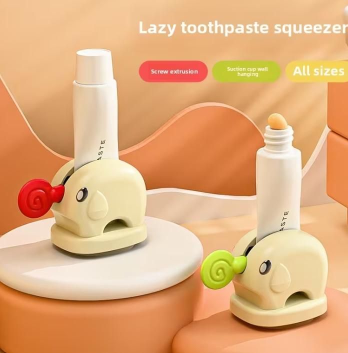 Elephant Toothpaste Squeezer & Stand